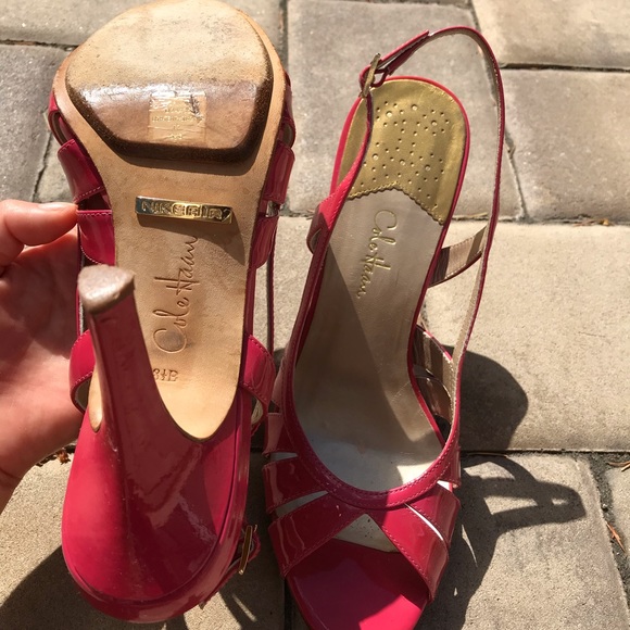 Cole Haan Nike Air red heels - Picture 4 of 4